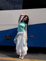  RIB LAYERED SLEEVELESS