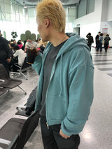 DAMAGE HOOD ZIP-UP
