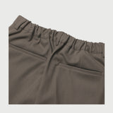 LMN Ries Deep One Tuck Back Banding Wool Wide Slacks (4 colors)