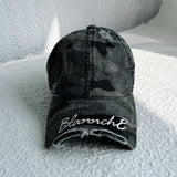 Charcoal Washed Retro Dad Cap