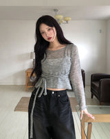 Popo Wool Layered Strap Knit