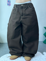 OSUワークカーペンターパッチパンツ💛🤎🖤 - 2 サイズ,３カラーズ