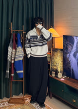Two-Tuck Bijou Slacks 2COLOR