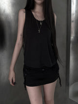eco linen sleeveless (2color)