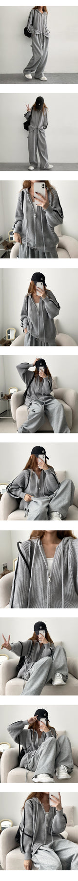 Soru Thick Pocket Carpenter Banding Wide Pants