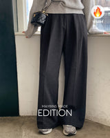 Mur pintuck wide slacks