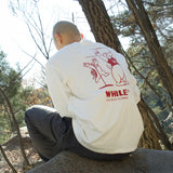 JUST REACH LONG SLEEVE T-SHIRT(IVORY RED)