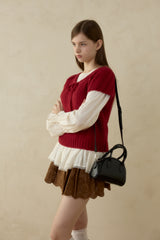 MELLOW HALF SLEEVE KNIT