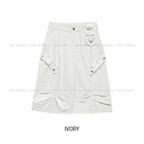 Ned Pocket ピンタックカーゴバミューダショーツ