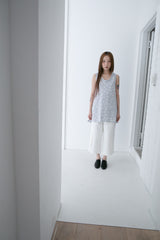 dot back knot sleeveless top(2colors)