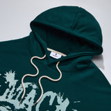 VINTAGE LOGO HOODED T-SHIRT PINE GREEN