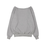 NECKLISS ONE-SHOULDER SWEATSHIRT (MELANGE) F25ZB037
