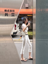 [MADE] CLIP SPAN SLIT BIKER CAPRI PANTS