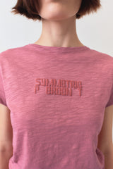 プランピーロゴTシャツ / ピンク
