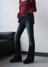 NEEDLEPOINT BOOTSCUT DENIM