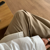  Wonderant Cotton Ton-Tuck Banding Wide Pants