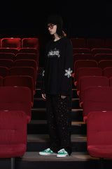 SNOW LOGO LSV T SHIRT / BLACK