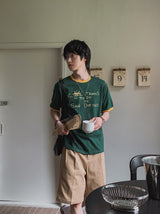 Sandry Think リンガー半袖Tシャツ