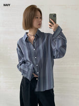 (UNISEX) ウールストックシアーサッカーシャツ