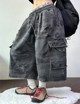 DAMAGE VINTAGE MILITARY BERMUDA PANTS 🖤🩶💚🤎20L0R