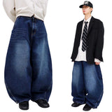 リアルビッグバルーンスナップデニムパンツ
