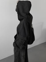 (unisex) ケトリックポケットツーウェイフードジップアップ