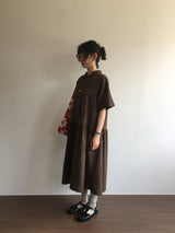 ウォルナットシャツワンピース (2oclor)