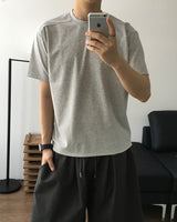 Delo Shoulder Seam Short Sleeve T-Shirt