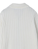 WL Ed Rivet Ribbed Knit Zip-Up (2C)