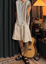 Cool Linen Bermuda Wide Shorts 4COLOR