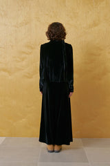 Cosmo velvet skirt_black