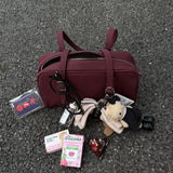 Yerr Square Bag (burgundy)