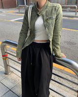 スリムビンテージデニムジャケット