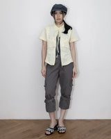 Strap Capri Pants