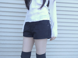 ブラックショートパンツ