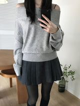 Chloe Wool Pleats Skirt (3 colors)