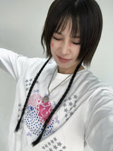 i ♥ Korea 長袖Tシャツ [pink]