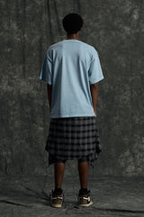 Spreadyou;th マーキュリアルピグメントTシャツ (Washed Blue)