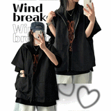 Delop to Way Short Sleeve Hooded Zip-Up Jumper
