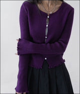 Betonic crop cardigan
