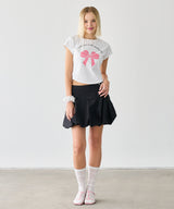 BALLOON MINI SKIRT BLACK