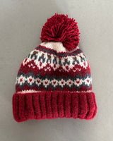 Drop knit roll-up beanie