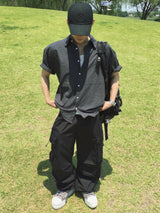 Mobin チェックサマーハーフシャツ 6C