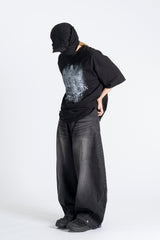 Wixo Wide Washed Denim