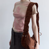 シャツ2ウェイバッグ (camo)(brown)