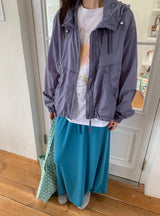 Chiyu Basic Color Banding Long Skirt