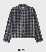 Landy 3172 Natural AVE Crop Check Long Sleeve Shirt