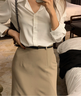 Teed Standard Shirt Blouse / 14 colors