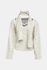 Lyle Modern Muffler Knit Top