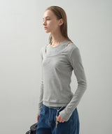 Twin Modal Layer Set_Melange Grey